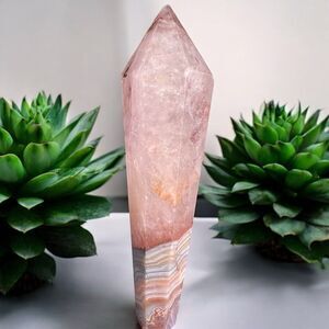 Amethyst Crazy Lace Crystal‎ Wand (#12)